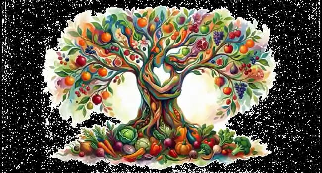 A fruit tree illustrating how support helps Humanity Union grow stronger participation and lasting results
