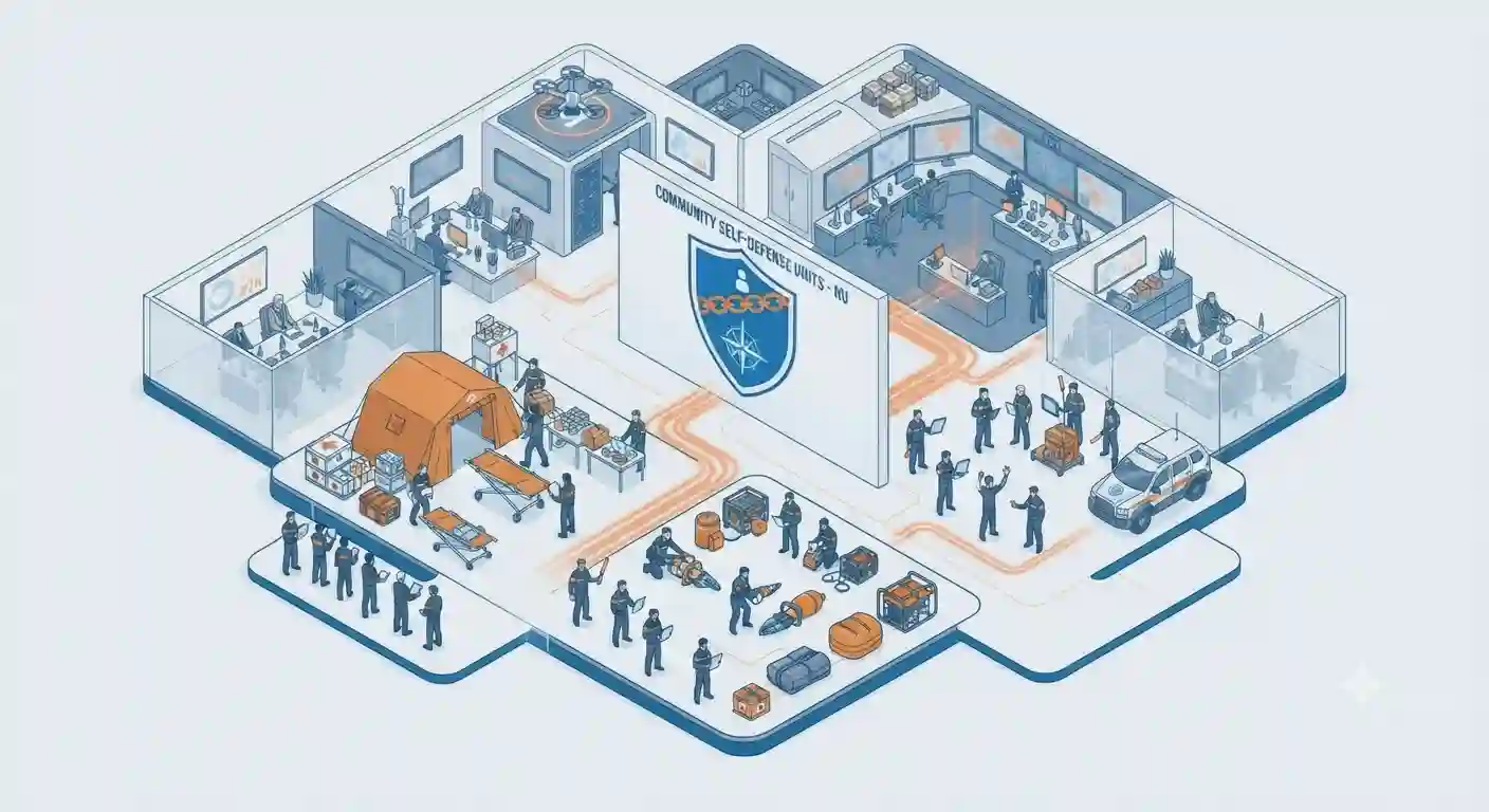 Illustration for Community Self-Defense Units
