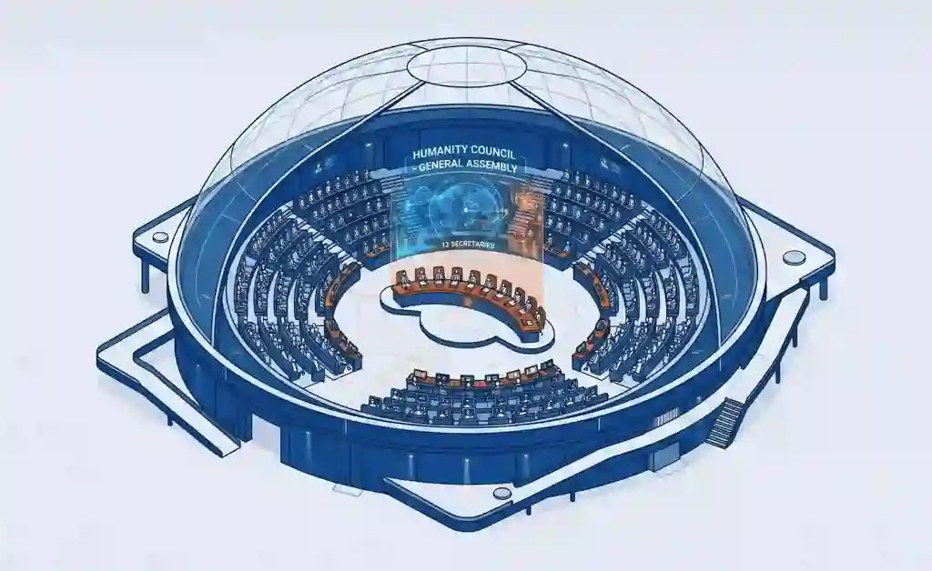 Illustration for Humanity Council